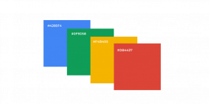 Colores del logo de google 