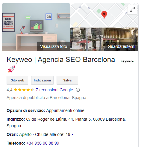 Google My Business Keyweo